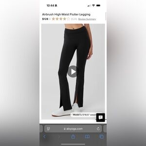 Black Flared Women's Pants Alo